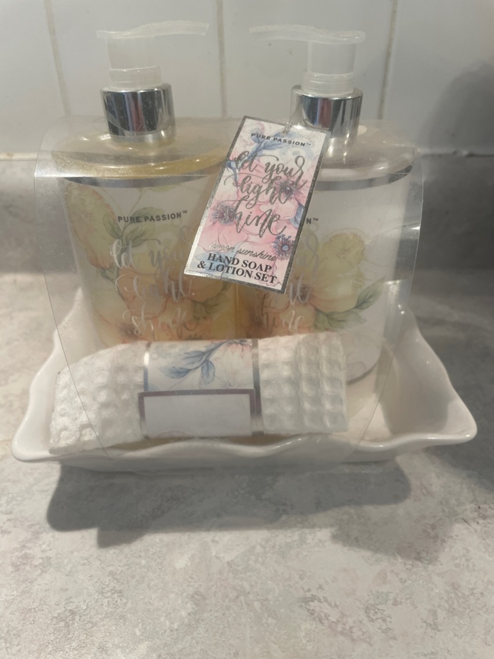 New Pure Passion Hand Soap & Lotion Set